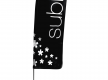 Beachflag - Formaat S (stokhoogte 270 cm)