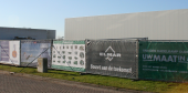 Bouwhek banner Frontlit - Afname minimaal 10 stuks